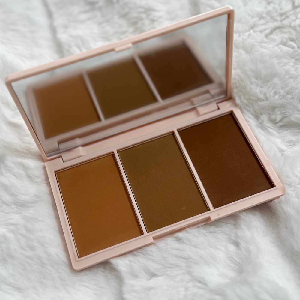 Basic Beauty Bronzy AF Bronzer Palette 3 Shades Snatchural Cinnamon Bad Bronzey